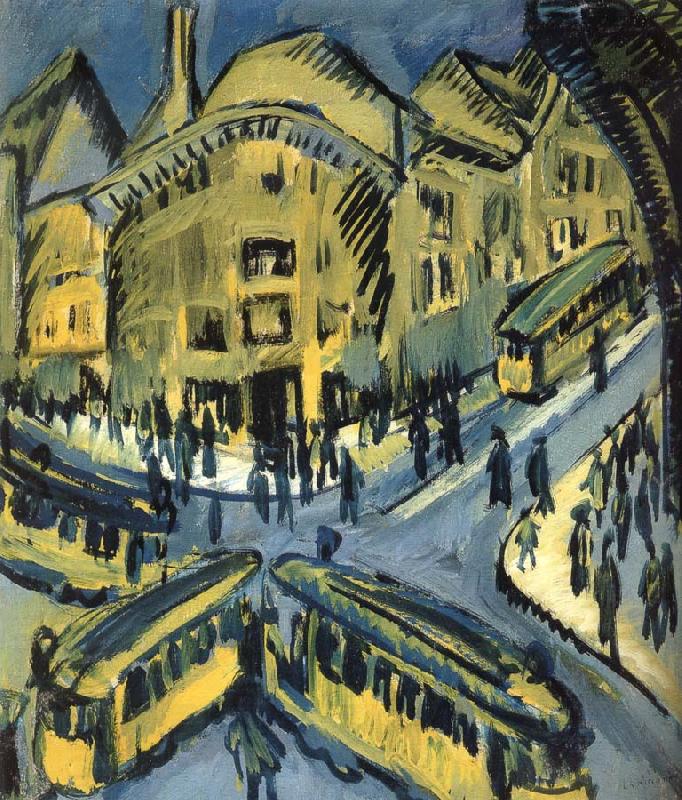 Ernst Ludwig Kirchner Nollendorfplatz China oil painting art